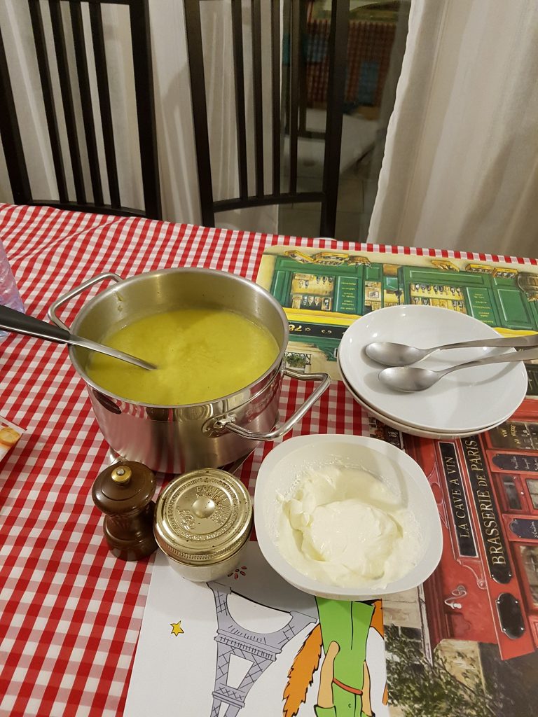Notre soupe de poireaux-pommes de terre